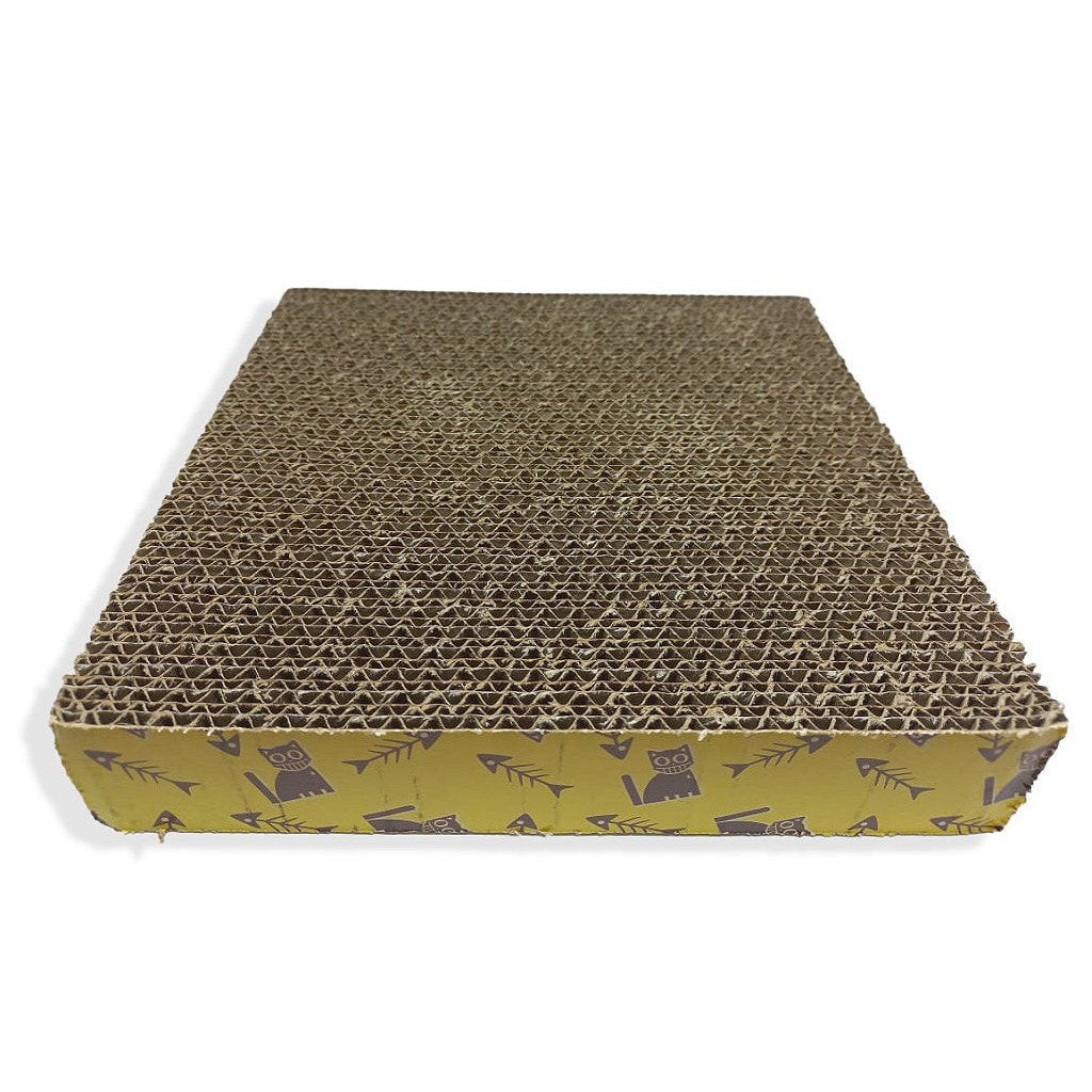 Arranhador Plano 21cm x 20,5cm para Gatos com Erva de Gato Catnip