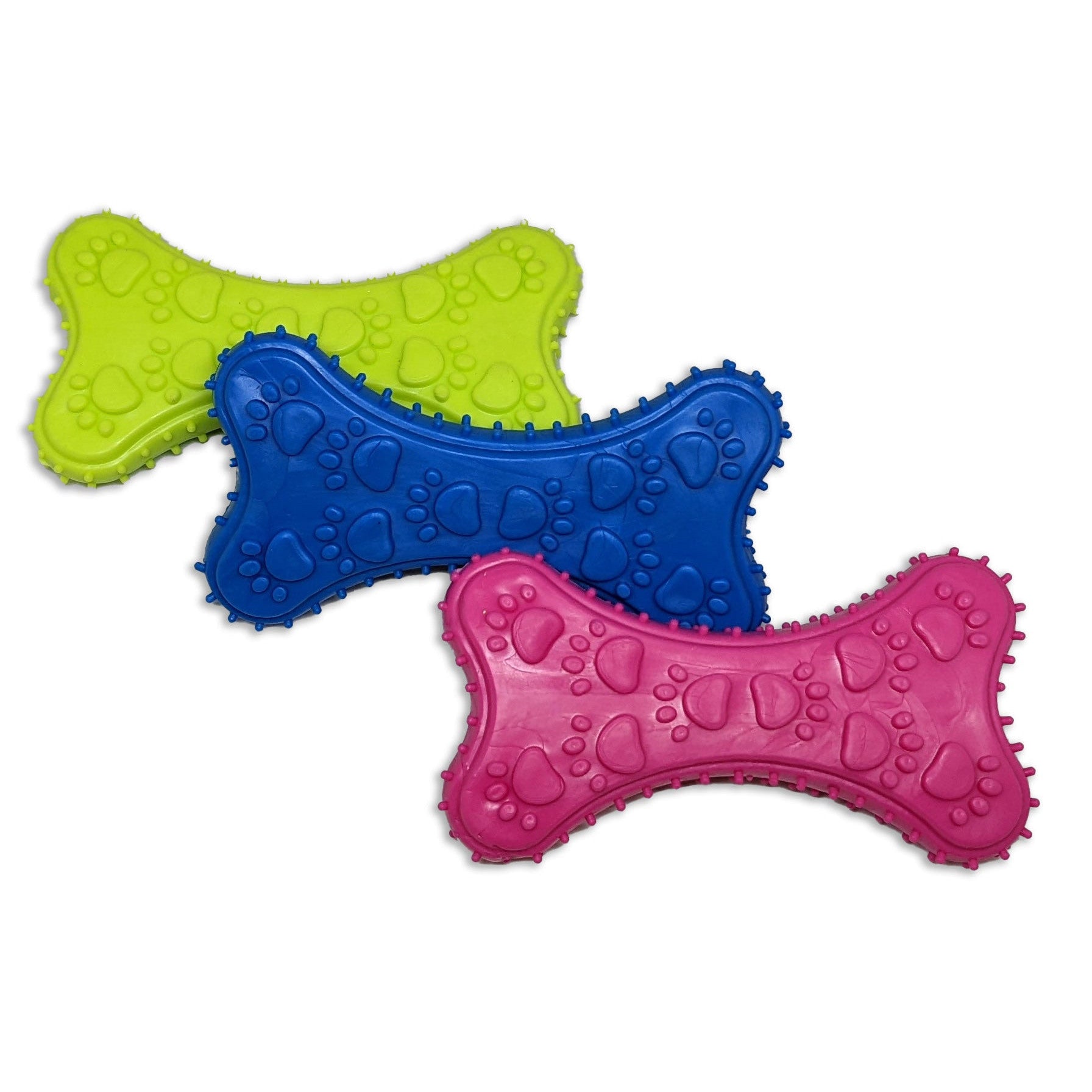 Brinquedo mordedor para cachorro em formato de biscoito, com textura massageadora e cores sortidas, ideal para morder, brincar e estimular o pet.