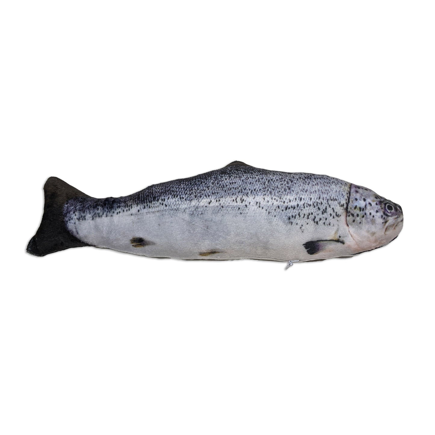 Brinquedo de pelúcia realista em formato de peixe para gatos Fox Pet Shopping.