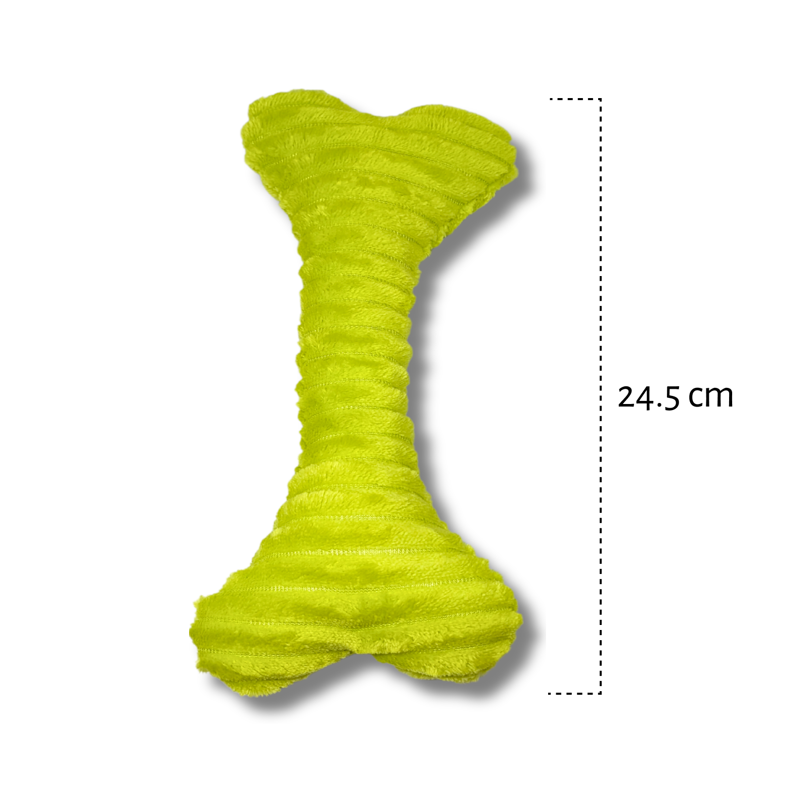 Brinquedo de pelúcia para cachorro formato osso tamanho 24.5cm