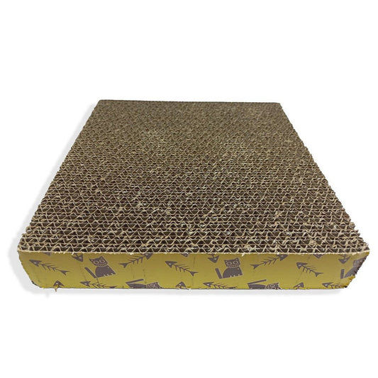 Arranhador Plano 21cm x 20,5cm para Gatos com Erva de Gato Catnip