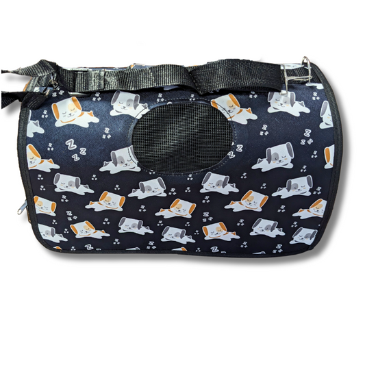 Bolsa Transporte Pet M Estampada Com Telinha para Circulação