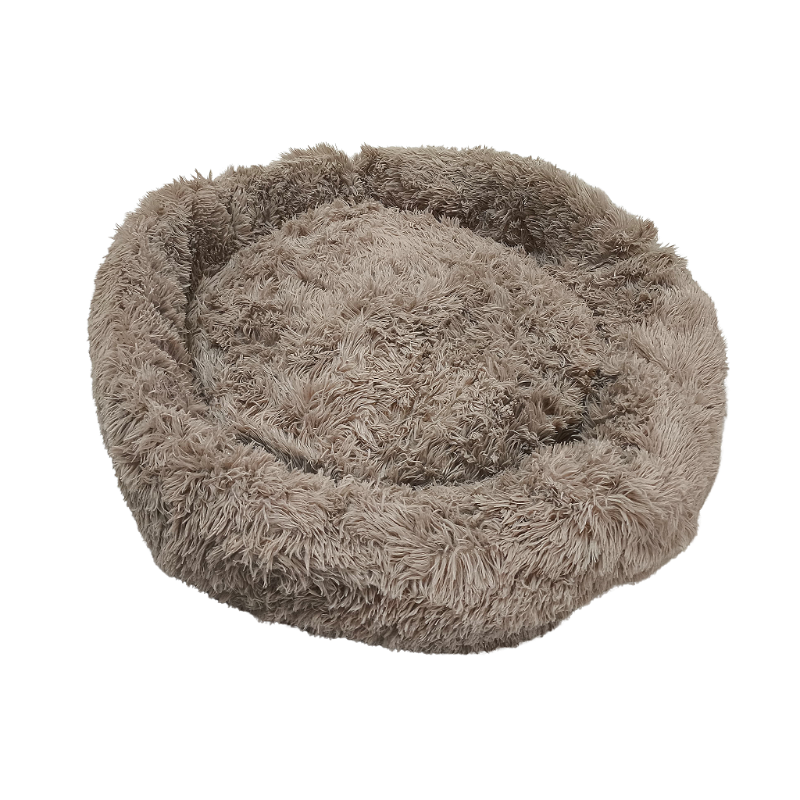Cama nuvem para cachorro e gato 110cm na cor marrom